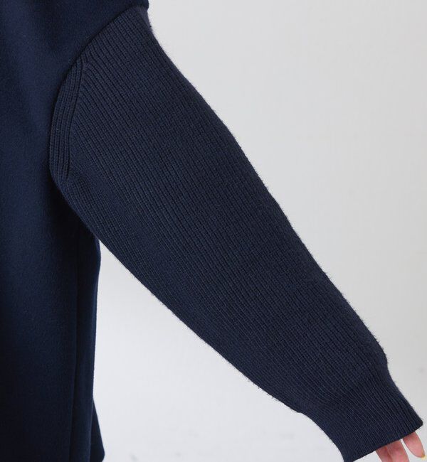  「ニットスリーブダブルコート」|その他|