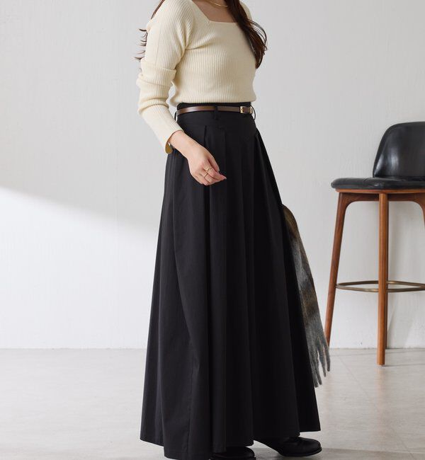  「ボリュームフレアスカート」|スカート|