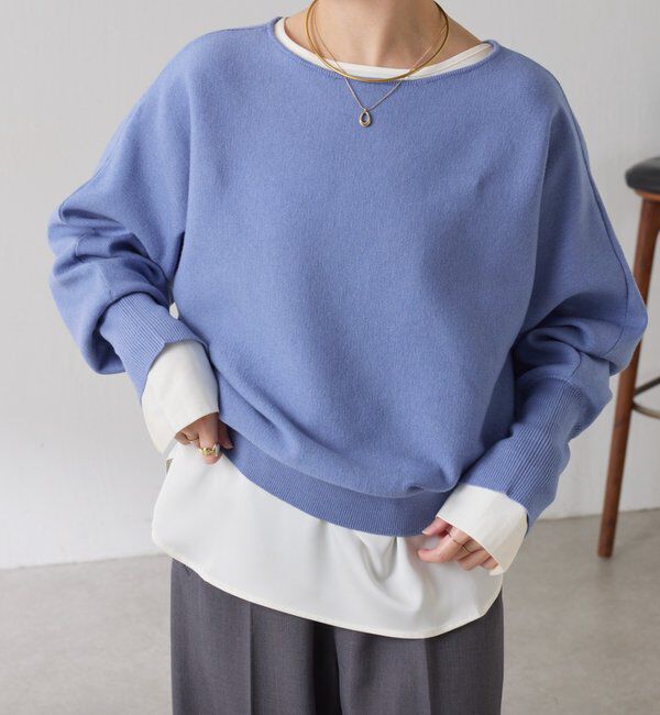  「サテンサイドドロストTブラウス」|シャツ・ブラウス|