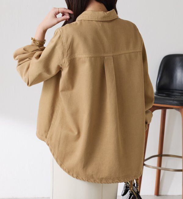  「Q.anos 2WAYデニムシャツ」|シャツ・ブラウス|