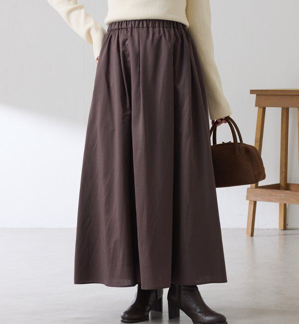  「タックフレアーシアースカート」|スカート|