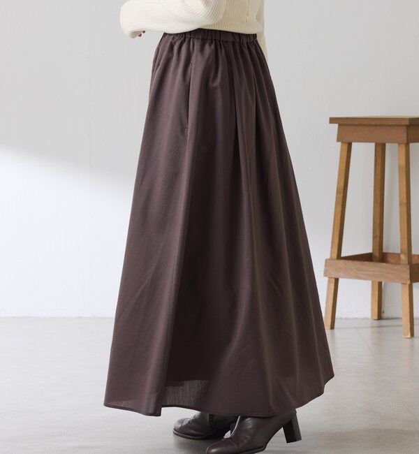  「タックフレアーシアースカート」|スカート|