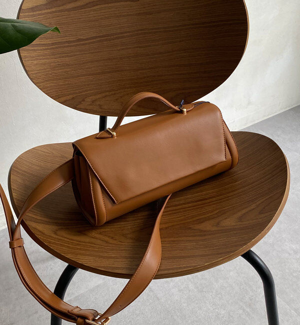  「ロールバッグ」|トートバッグ|ブラウン