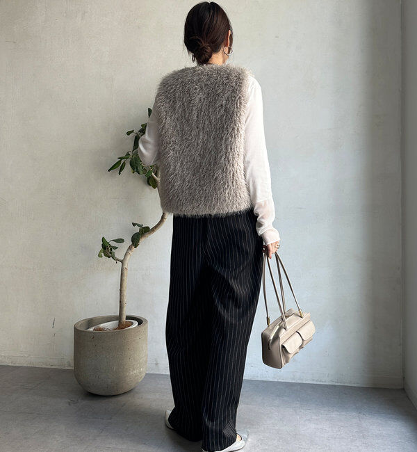  「【柔らかい着心地】袖シアーリブTEE」|Tシャツ・カットソー|