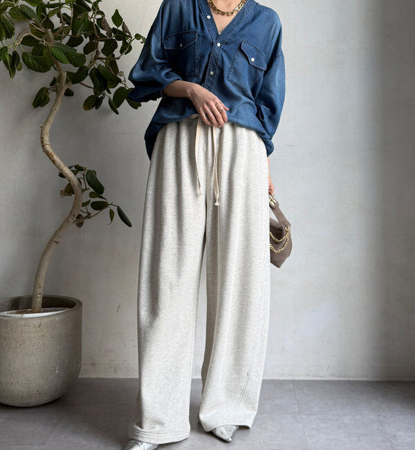  「ドロストスウェットパンツ」|チノ|