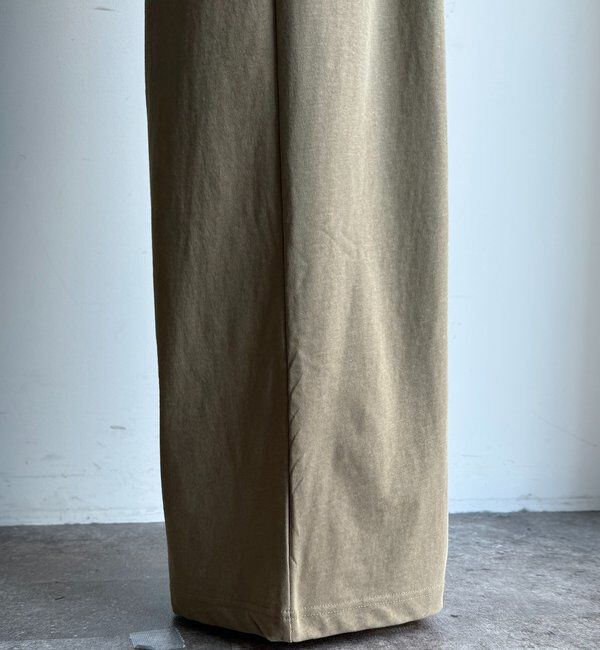  「ビンテージ風タックワイドドロストパンツ」|チノ|