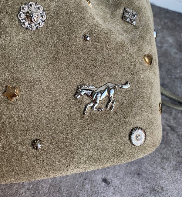  「スエードスタッズドロストバッグ」|トートバッグ|