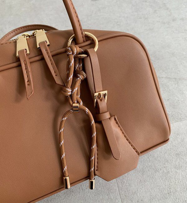  「チャーム付横長ボストン」|トートバッグ|