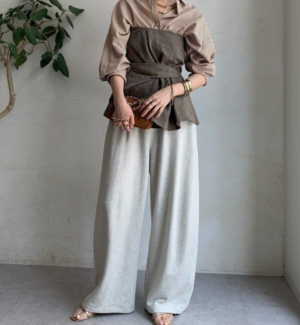  「ストライプポンチョブラウス」|シャツ・ブラウス|