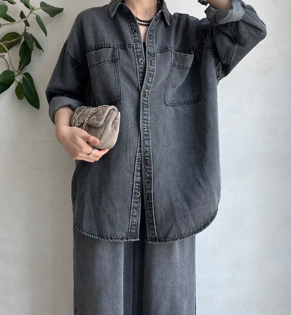  「リヨセルデニムポケットシャツ」|シャツ・ブラウス|