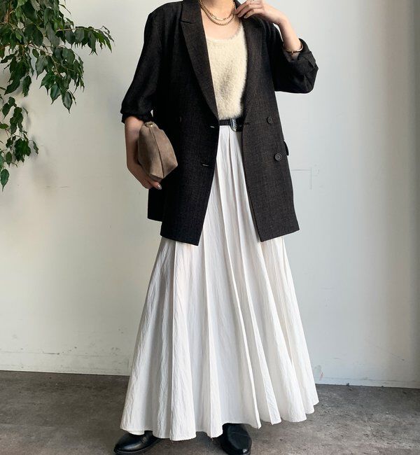  「シャンブレーダブルジャケット」|テーラードジャケット|