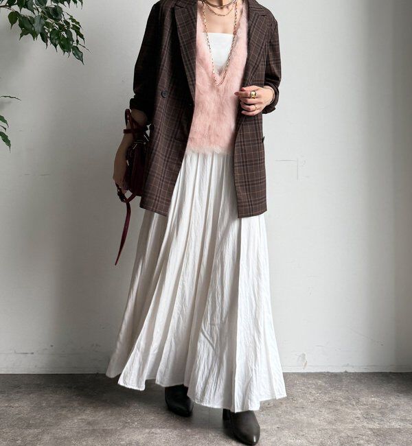  「チェックダブルジャケット」|テーラードジャケット|