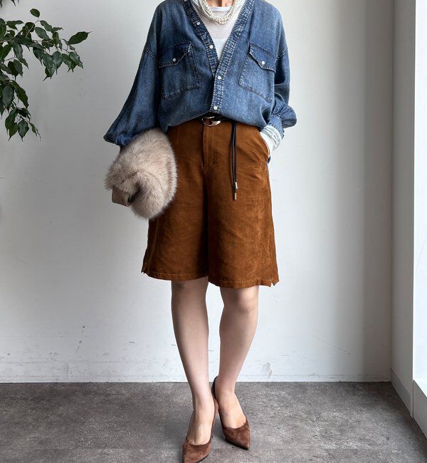  「デニムVVシャツ」|シャツ・ブラウス|