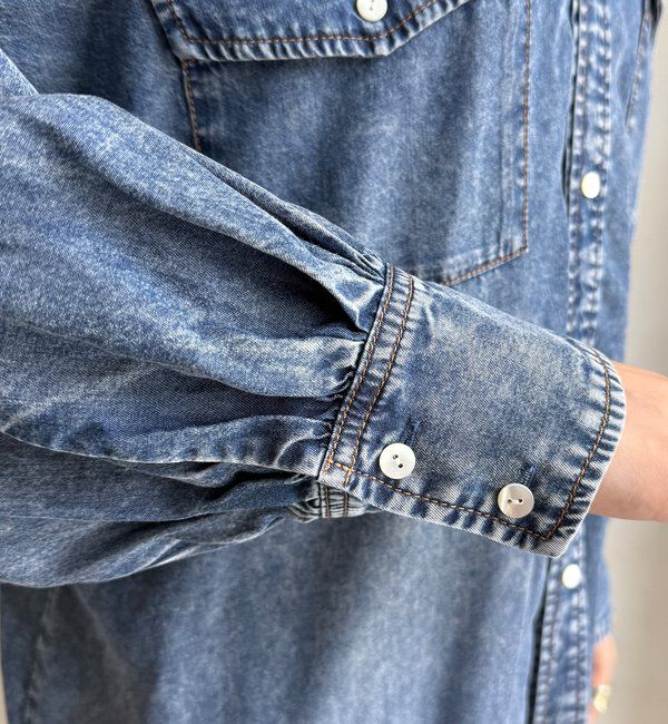  「デニムVVシャツ」|シャツ・ブラウス|