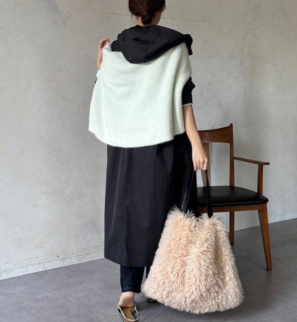  「フィブリルタッチフーディージップロングコート」|その他|