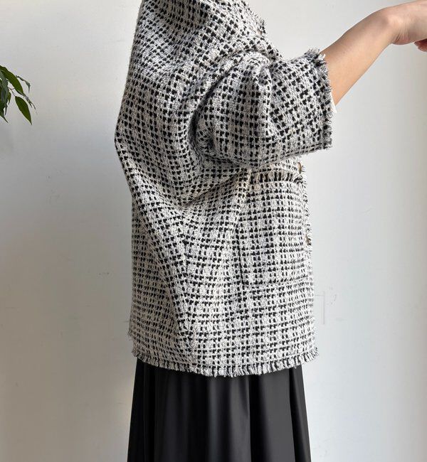  「ツイードジャケット」|ブルゾン・スタジャン|