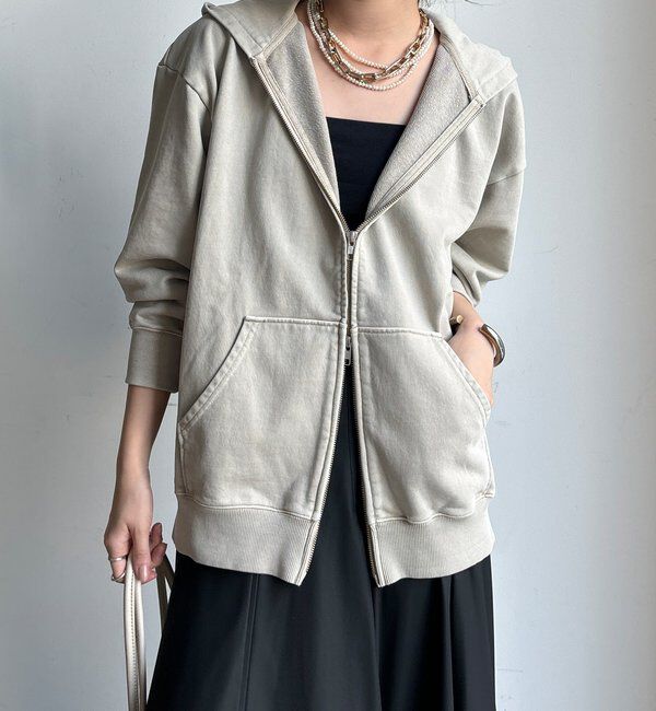  「【セットアップ対応】ピグメントジップパーカー」|Tシャツ・カットソー|