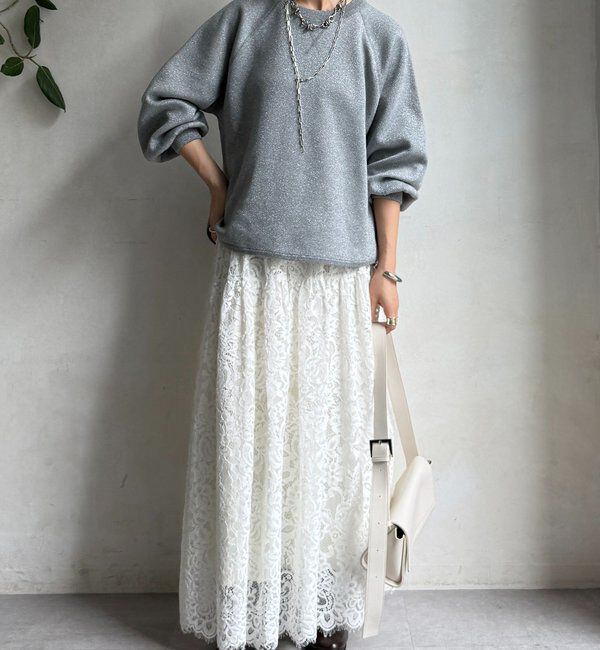  「ラメニットプルオーバー」|ニット・セーター|