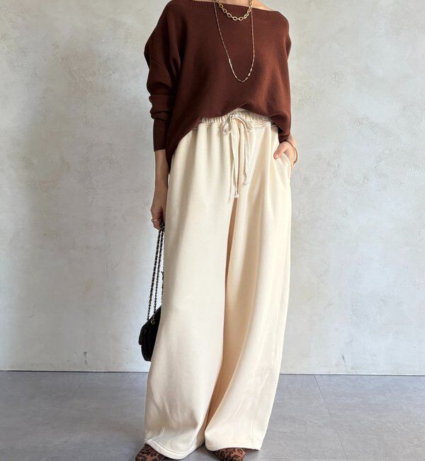  「ボートネックプルオーバー」|ニット・セーター|