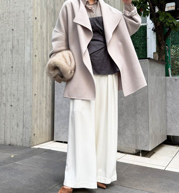  「ハンドメイドミドル丈コート」|その他|