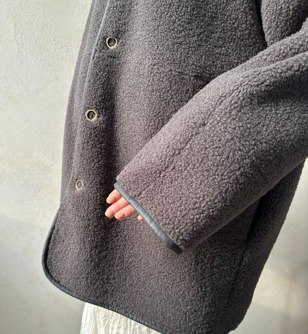  「リバーシブルボアコート」|その他|