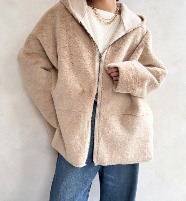  「リバーシブルフェイクムートンコート」|その他|