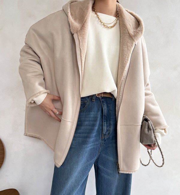  「リバーシブルフェイクムートンコート」|その他|