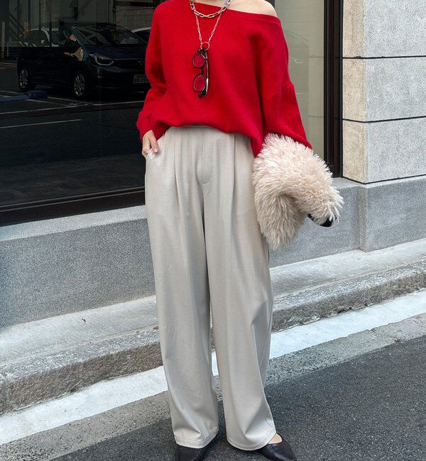  「裏起毛4WAYストレッチパンツ」|チノ|