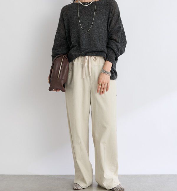  「【周りと差がつく】グレーパールショートネックレス」|ブローチ・コサージュ|