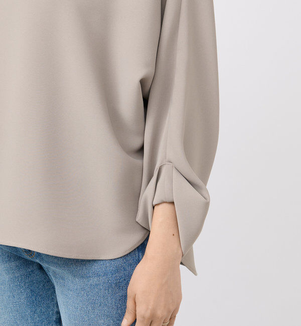  「ドルマンターンバックブラウス」|シャツ・ブラウス|