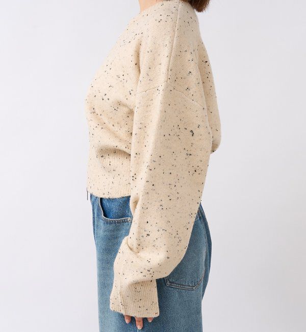  「【カーディガンとしても着れる】ショートZIPニット」|ニット・セーター|