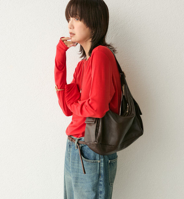  「【リバイバル/一枚でも重ねても】フライスクルーTee」|Tシャツ・カットソー|