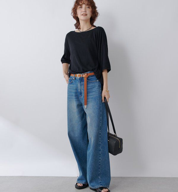  「【MONN.:. （モン）】LOOSE KNIT Tee」|ニット・セーター|