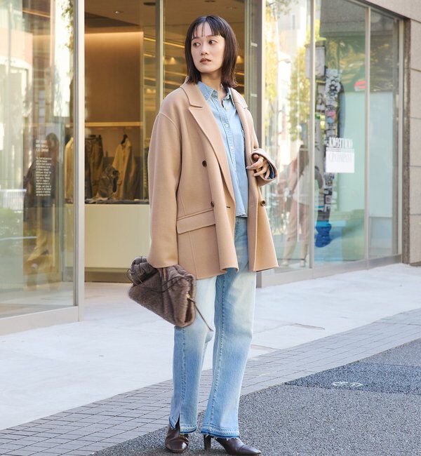  「【シーズンムードを高める】フェイクファードローストリングバッグ」|クラッチバッグ|