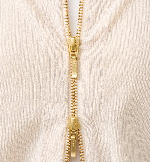  「【大人のこなれ感】ZIPニットカーディガン」|カーディガン|