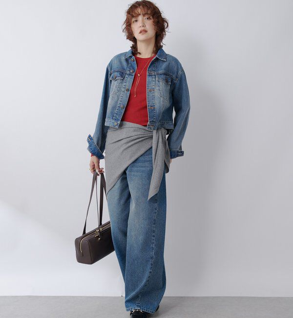  「【MONN.:.(モン)】ショートデニムジャケット」|その他|