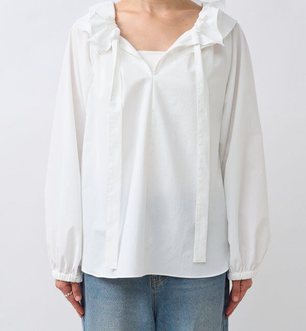  「【リバイバル】ドロストフリルカラーブラウス」|シャツ・ブラウス|