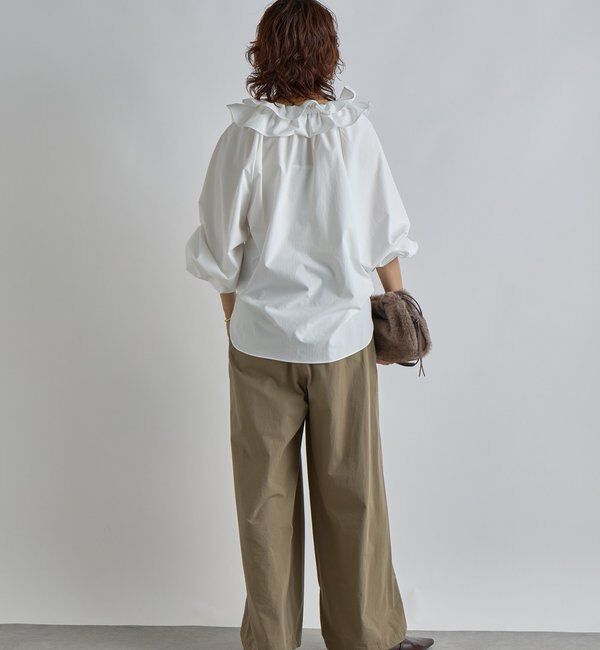  「【リバイバル】ドロストフリルカラーブラウス」|シャツ・ブラウス|