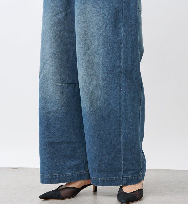  「【一枚で決まる】デニムジャンプスーツ」|ワンピース|