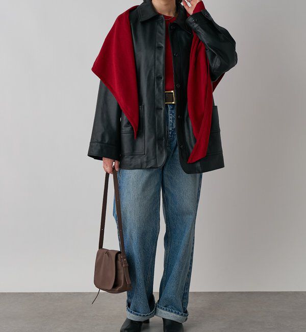  「【MONN.:.(モン)】レザージャケット」|その他|