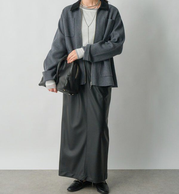  「ニットハンティングジャケット」|カーディガン|