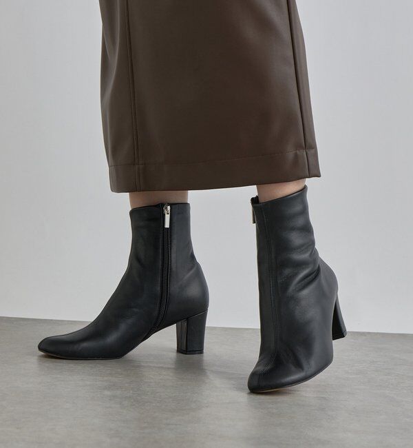  「【安定感◎】ラウンドトゥショートブーツ」|ショートブーツ|