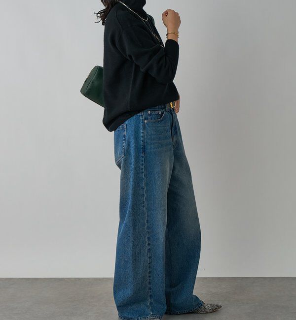  「【5色展開/万能トップス】ウール100NEWボトルネックニット」|ニット・セーター|