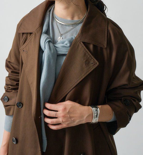  「【MONN.:.(モン)】オープンカラーコート」|その他|