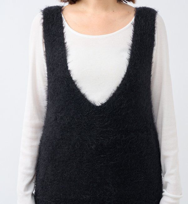  「【華やかな印象に】2wayフェザーワンピース」|ニット・セーター|