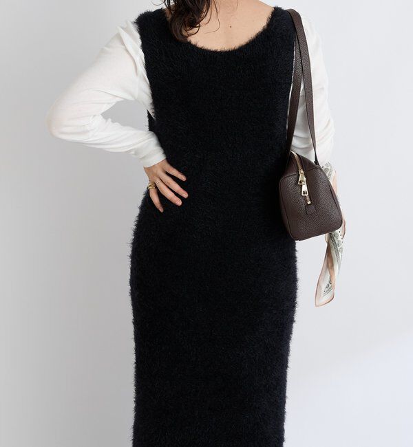  「【華やかな印象に】2wayフェザーワンピース」|ニット・セーター|