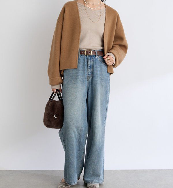  「【シーズンムード抜群】フェイクファーミニボストン」|クラッチバッグ|