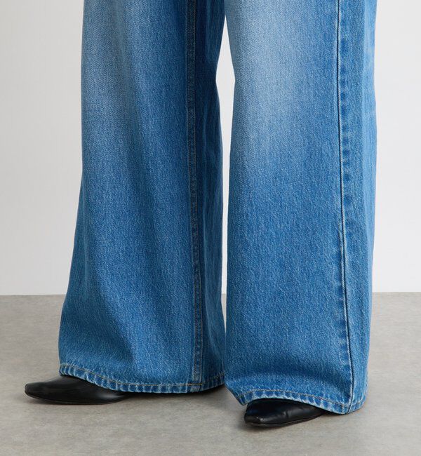  「【MONN.:.(モン)】バギーデニムパンツ」|デニム|