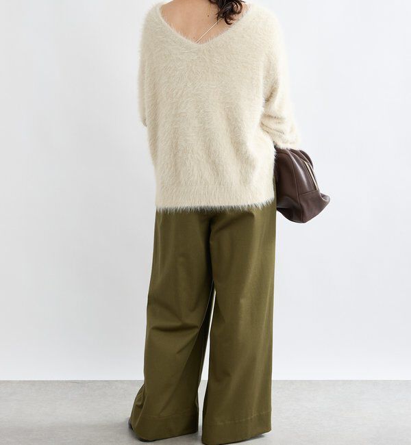  「【抜け感】タックチノワイドパンツ」|チノ|