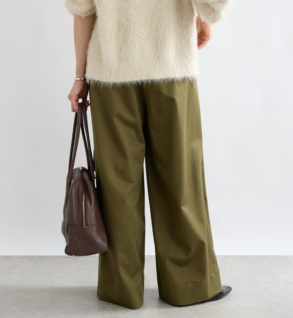  「【抜け感】タックチノワイドパンツ」|チノ|